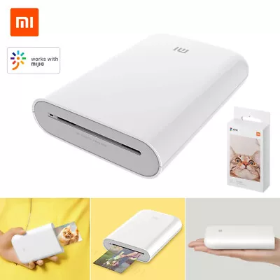 Xiaomi Mijia Portable Photo Printer Mini AR Pocket Photo Printer Bluetooth ZINK • £89.99