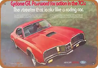 Metal Sign - 1970 Mercury Cyclone GT CJ 429 - Vintage Look Reproduction • $18.66