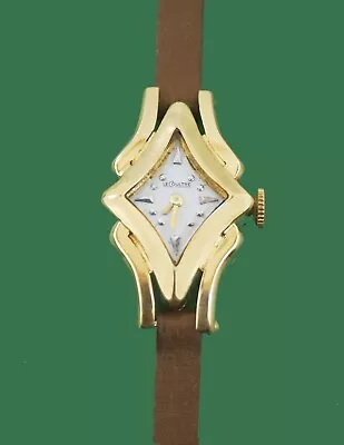 Ladies Vintage 40s Le Coultre Vacheron  14k GOLD Fancy Designed Watch • $999