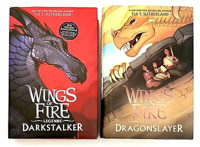 Wings Of Fire Legends 2 Book Set  Darkstalker & Dragonslayer By Tui T Sutherland • $20