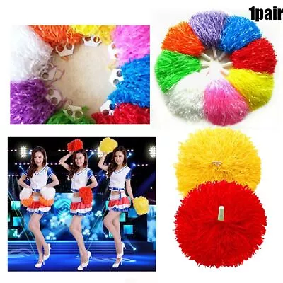 Decorator Cheerleading Cheering Ball Club Sport Supplies Cheerleader Pompoms • £4.19