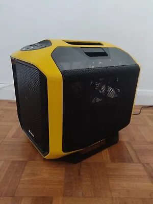 Corsair Graphite 380T Portable Mini-itx Case In Yellow Excellent Condition • £70