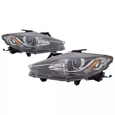 Left And Right Halogen Headlight Set Fits 13-15 Mazda CX-9 CAPA Certified • $442.50