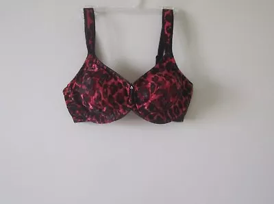 Wacoal Awareness Underwire Bra 855167 Red Animal Print 34D MSRP $67.00 • $24.99