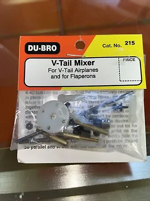 $10.90 • Buy Dubro RC Parts: V-Tail Mixer For V-Tail Airplanes And For Flaperons — #215 •