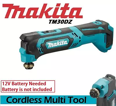 Makita Multi Cutter Tool CXT Max Brushed 10.8V Cordless Multi-Tool Body Only • £61.27