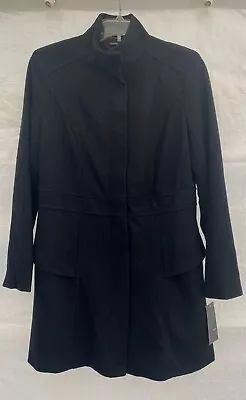 Mossimo Black Wool Blend Coat Women Size Large • $29.99