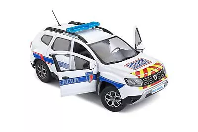 1:18 SOLIDO Dacia Duster Mkii Police Municipale 2019 White Light Blue SL1804606 • $51.35