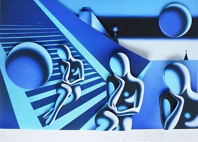 MARK KOSTABI  Radical Blue  3D Construction HAND SIGNED URBAN ART US ARTIST • $425