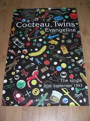 Cocteau Twins Evangeline Single Promo Poster • £34