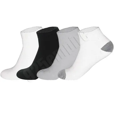 3/6/12 Pairs Men Sport Athletic Thick Cotton Ankle Low Cut Socks Size 9-1110-13 • $9.99