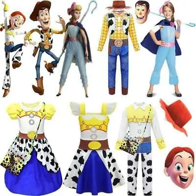 £12.99 • Buy Toy Story Woody Jessie Buzz Lightyear Cosplay Costume Adult Kids Fancy Outfits
