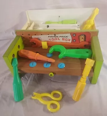 Vintage Fisher Price Tool Box Set • $20