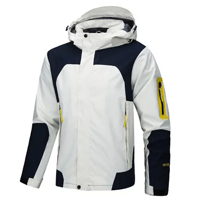 Outdoor Men's Waterproof Ski Jacket Winter Warm Jackets Snow Thermal Work Coat + • $31.11