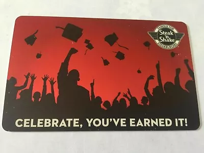 STEAK 'N SHAKE Celebrate You've Earned It 2013 Foil Gift Card ( $0 )  • $2.50