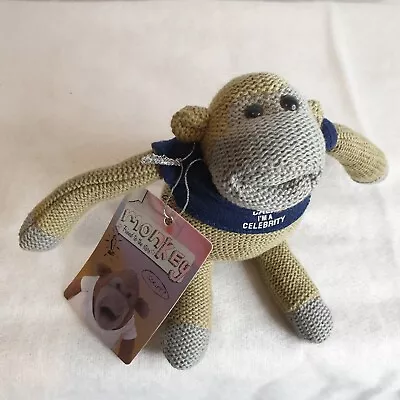 Posh Paws Plush Toy Monkey   Keep Calm I'm A Celebrity  Friend To The Stars • £4.99