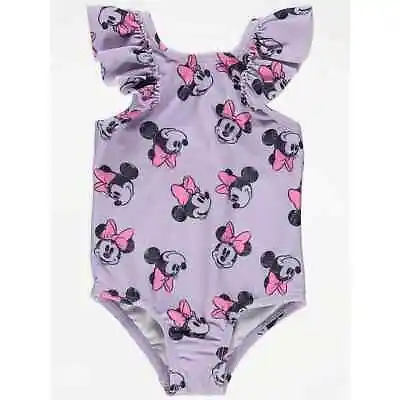 £6 • Buy Disney Baby Girl's Minnie Mouse Swimming Costume Swimsuit.  18-24 Months.  BMWT.