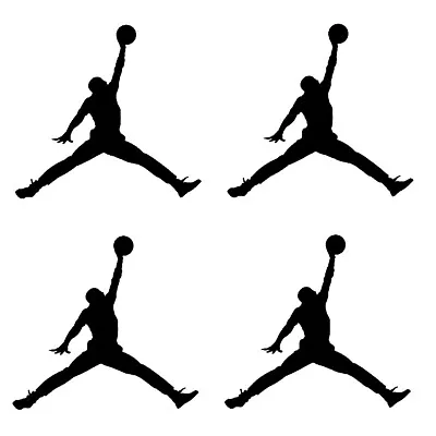 Michael Jordan Jumpman Basketball Sticker Nike Laptop Wall Art Decal - ANY SIZE • $8.99
