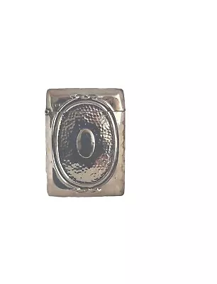 Sterling Silver Victorian Card Case Ornate Design Birmingham Hallmark 1850 • $195