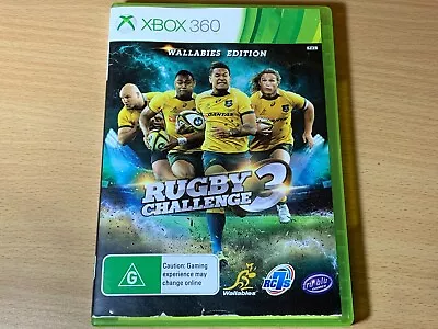 Rugby Challenge 3 III Wallabies Edition Tru Blu (Microsoft Xbox 360 2015) PAL • $17.99