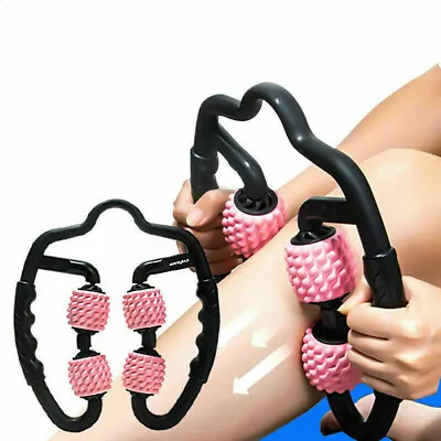 $19 • Buy Trigger Point Massage Roller Arm Leg Neck Muscle Tissue Fitness Gym Yoga Sports