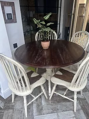 Laura Ashley Bramley Round Dining Table Excellent Condition • £249.40