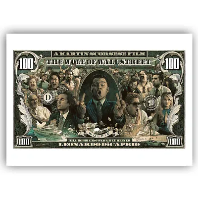 The Wolf Of Wall Street Bb5 Poster A4 A3 Size - Buy 2 Get Any 2 Free • £6.97