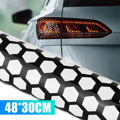 Car Accessories Rear Tail Light Honeycomb Sticker Exterior Taillight Lamp Cover • $5.50
