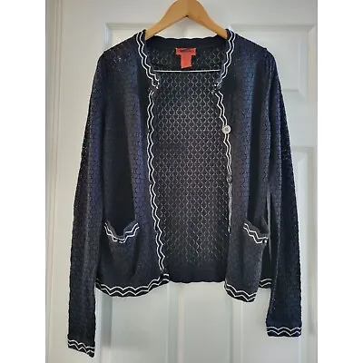 Missoni For Target Women Black Knit Cardigan Size Small • $35