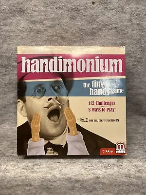 Handimonium - The Tiny Hands Game 2017 MATTEL 112 Challenges - COMPLETE RARE  • $44