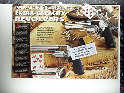 AD 1996 Springfield M1A Rifle & 5pgs On Smith Wesson Taurus 357 Magnum Revolver • $12