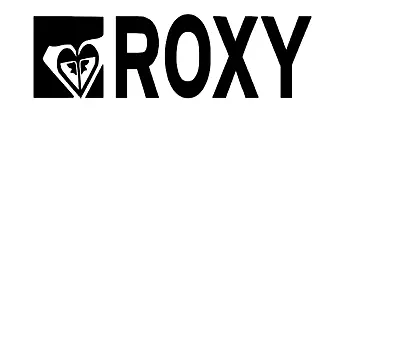 Roxy Block Iron On Heat Transfer Vinyl Decal Surf Sport • $8.99