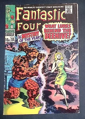 Fantastic Four #66 Silver Age Marvel Comics Adam Warlock Origin VG/F • £79.99