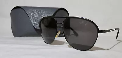 Hugo Boss BOSS0035 Sunglasses Black Metal Aviator Frames 60-14-135 • $24.99