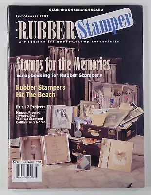 1997 RUBBER STAMPER Scrapbooking W/ Stamps PROJECTS Using Scratch Board GALLERY • £6.63