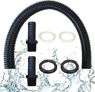Water Butt Connector Pipe Link Kit Connect 2 Rain Tanks Together All Sizes • £14.99