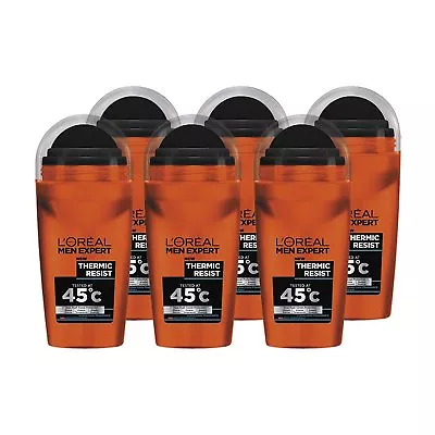 L'Oreal Men Expert Thermic Resist 48H Anti-Perspirant Roll On Deodorant 50ml  X6 • £17.61