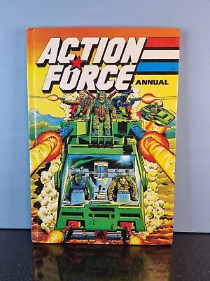 Vintage Action Force Annual Uk 1989 Comic Picture Book Hardcover Very Good Cond  • £11.50