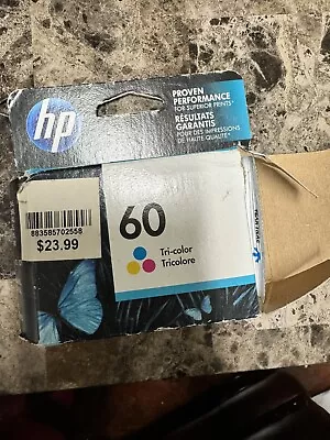 Expired Hp 60 Tricolor Ink Cartridge Cc643w Expired • $7