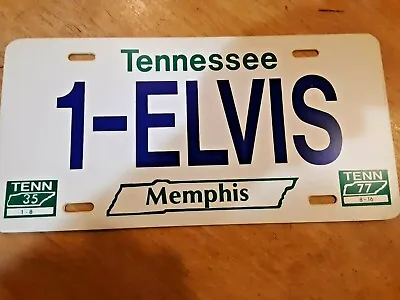 ELVIS Memphis Tennessee 1-ELVIS License Plate NICE Plastic • $14.99