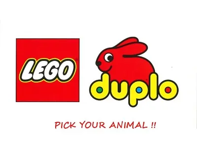LEGO - Duplo Animal Figure - CHOOSE YOUR ANIMAL MINI FIGURE !! • $14.95