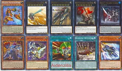 Yugioh Train Earth Machine Deck - Juggernaut Liebe Gustav Max Urgent Schedule • $42