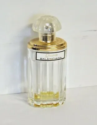 Vintage QUADRILLE Balenciaga 3.33oz 100ml EMTPY Perfume Bottle ONLY Paris  • $12.59