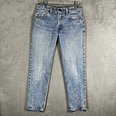 Vintage Levi's 506 Jeans Men's Acid Wash Denim USA Made 31x32 Frayed • $24.25