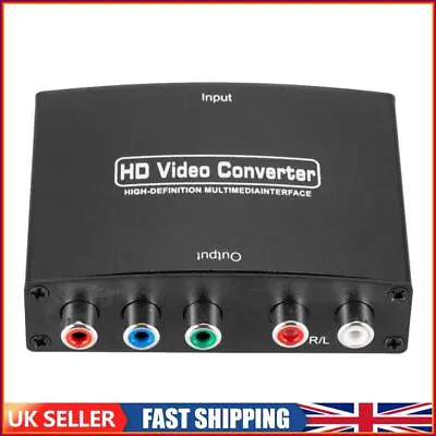 HDMI-compatible To YPBPR Component Converter 1080P Video Audio Adapter For TV PC • £12.79