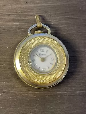 Vintage Endura Pendant Necklace Watch Swiss Made Manual Wind (NOT RUNNING.) • $13.99