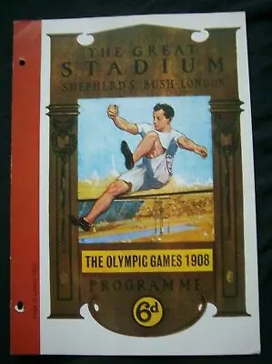 Guide / Results  IV. Olympic Games LONDON / England 1908 / Edt. A  !!  RARE • $14.99