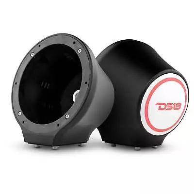 DS18 EN-JS6-BK 6.5  Jet Ski Marine Jeep UTV ATV Pod Speaker Enclosures POD Black • $139