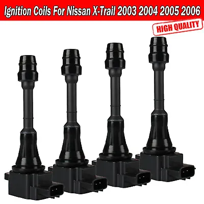 Ignition Coils For Nissan X-Trail 2003 2004 2005-06 T30 4x4 AWD Petrol 2.5L 4cyl • $67.90