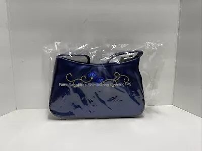 Vintage Avon RARE SAPPHIRES Shimmering Evening Purse Cosmetic Bag Blue NEW Y2K • $7.22